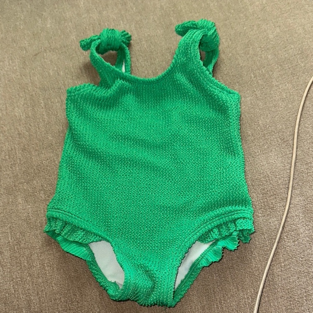 Baby 12 months NWOT Green One-Piece Swimsuit